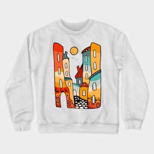 Summer landscape Crewneck Sweatshirt